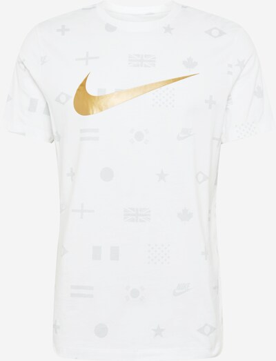 Tricou Nike Sportswear pe auriu / gri deschis / alb, Vizualizare produs