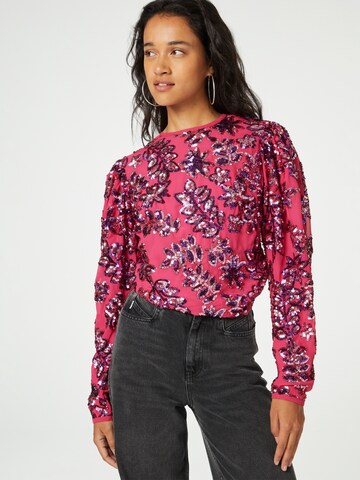 Fabienne Chapot Blouse 'Savanah' in Roze: voorkant