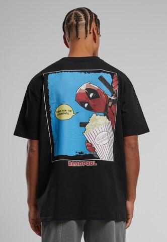T-Shirt 'Deadpool Salty Popcorn' MT Upscale en noir : devant