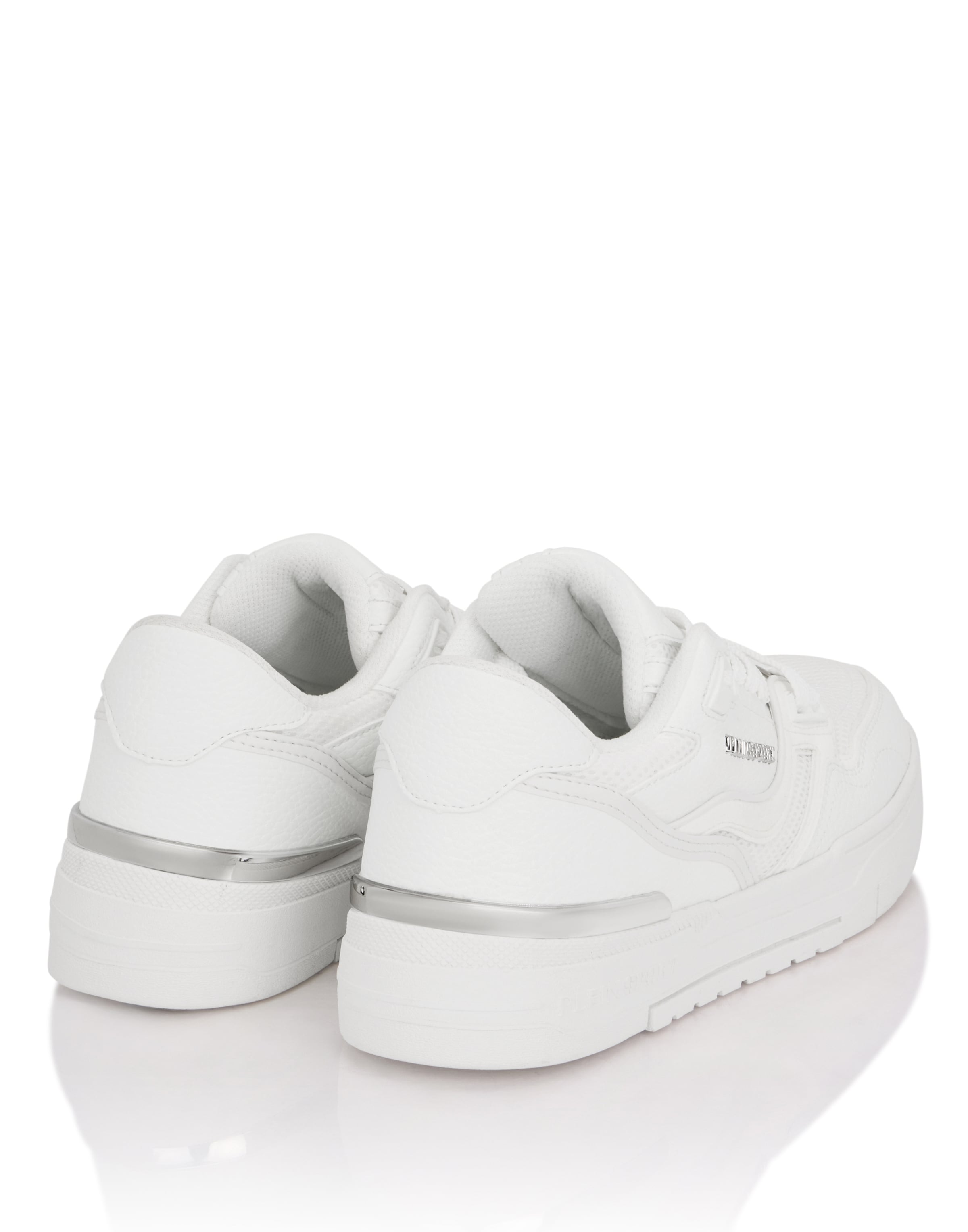 Plein Sport Platform trainers in White