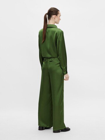 OBJECT - Pierna ancha Pantalón en verde