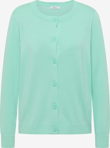 CECIL Strickjacke in Grün: Vorderseite