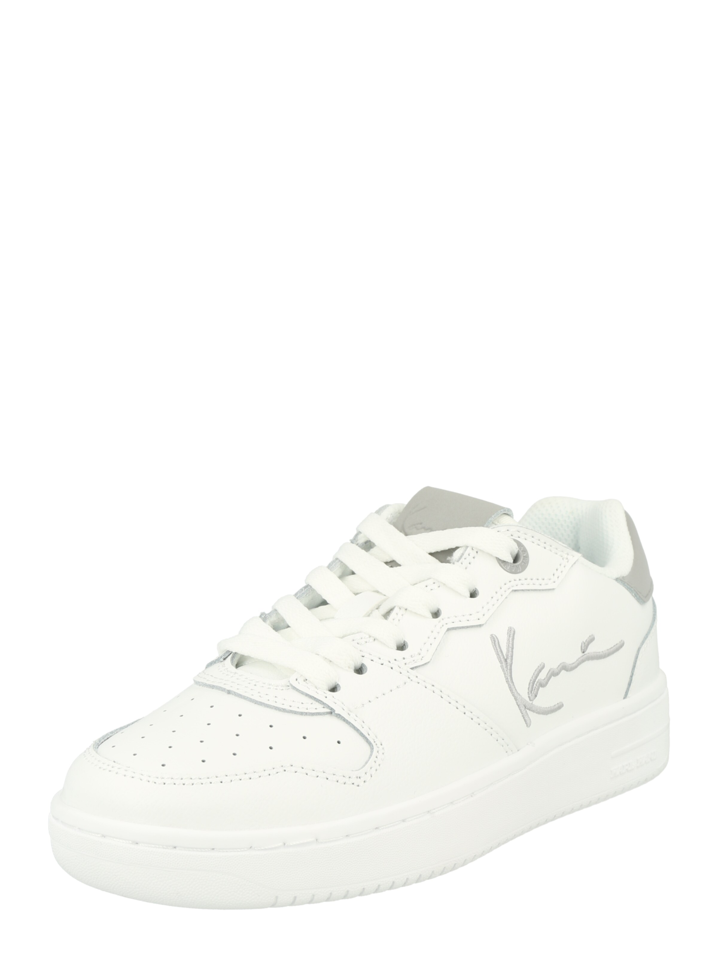 Baskets basses Karl Kani en blanc : devant