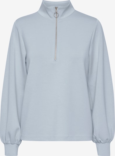 b.young Sweater 'BYPUSTI HALFZIP' in blau, Produktansicht