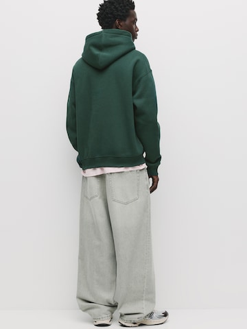 Pull&Bear Sweatshirt i grøn