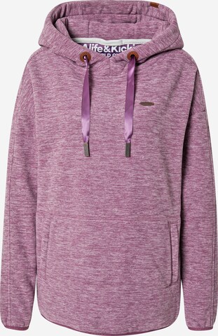 Alife and Kickin Sweatshirt 'AliyahAK F' in Pink: predná strana