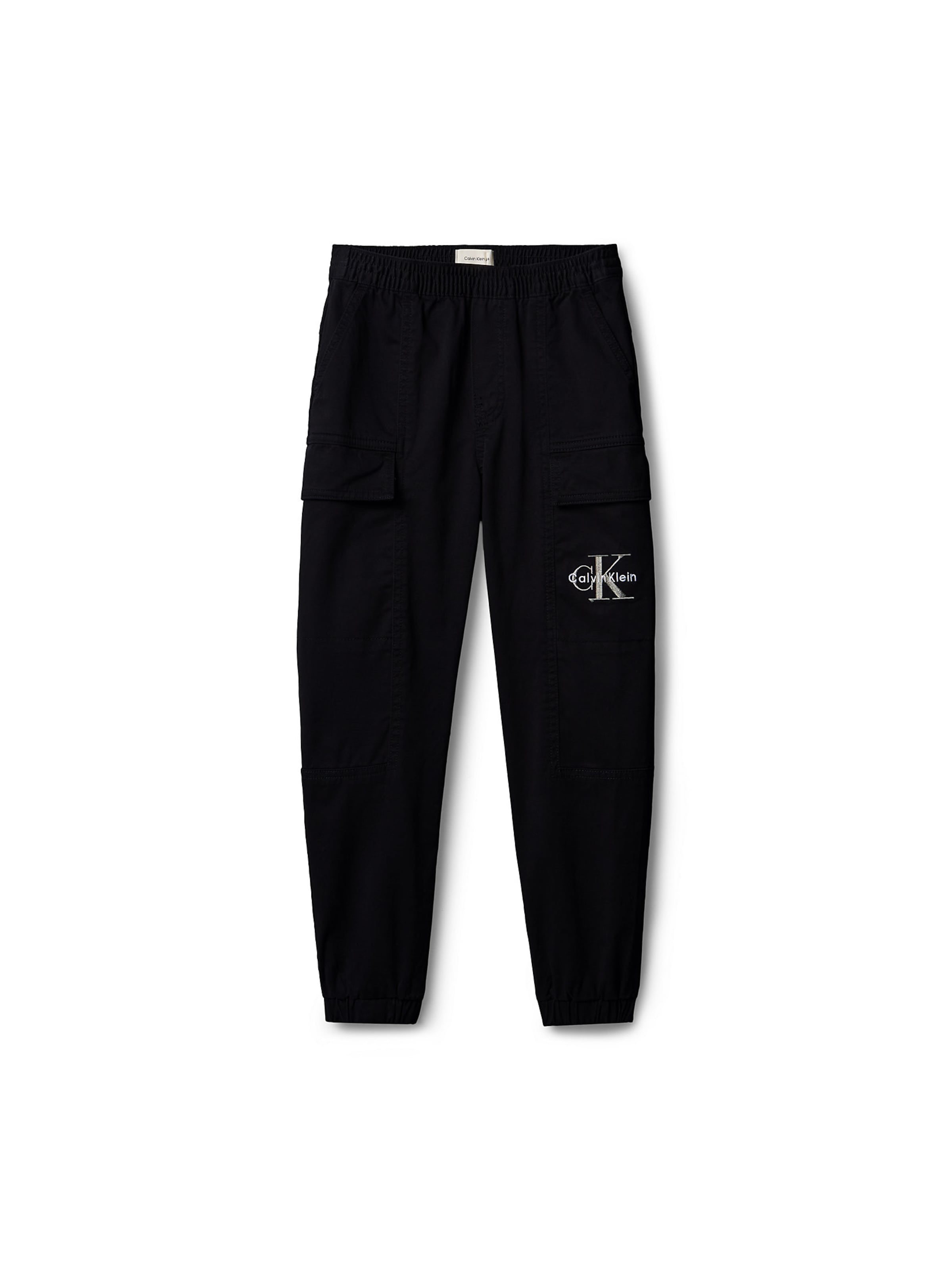 Regular Pantalon Calvin Klein Jeans en noir : devant