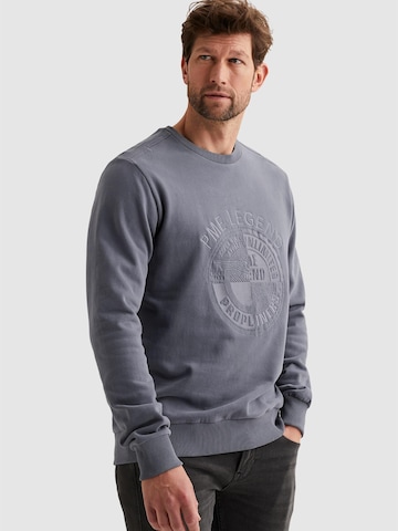 PME Legend Sweatshirt 'PME LEGEND - Sweatshirt with embroidered artwork' in Grijs