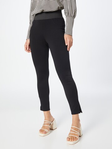 Skinny Leggings TOM TAILOR en noir : devant