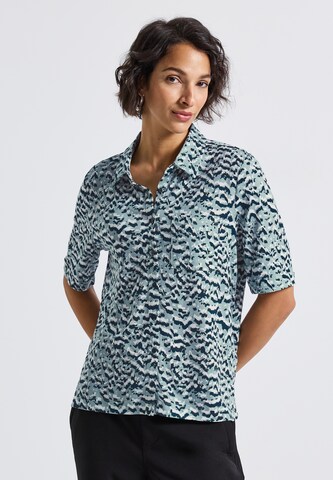 STREET ONE Blouse in Blue: front
