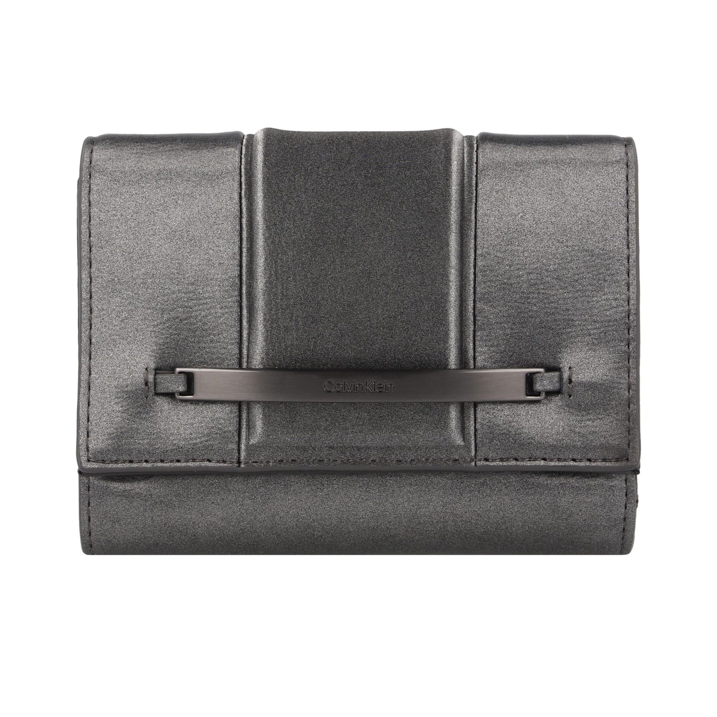Calvin Klein Wallet in Grey: front