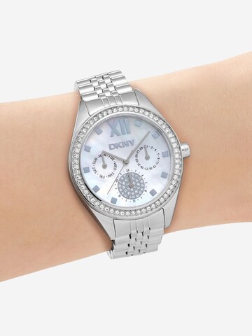 DKNY Analoog horloge in Zilver: voorkant