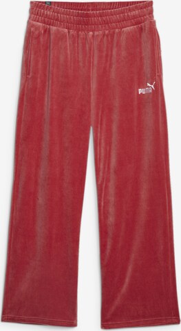 PUMA Loosefit Broek 'ESS+' in Rood: voorkant