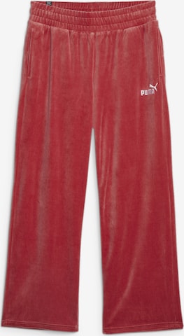 Pantalon 'ESS+' PUMA en rouge : devant