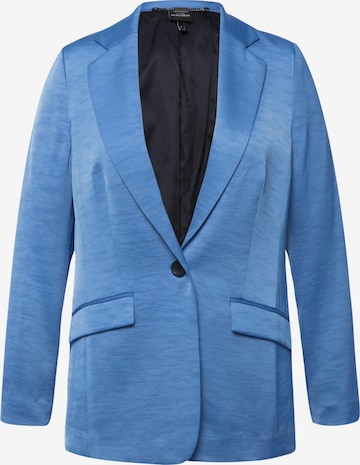 Blazer Ulla Popken en bleu : devant