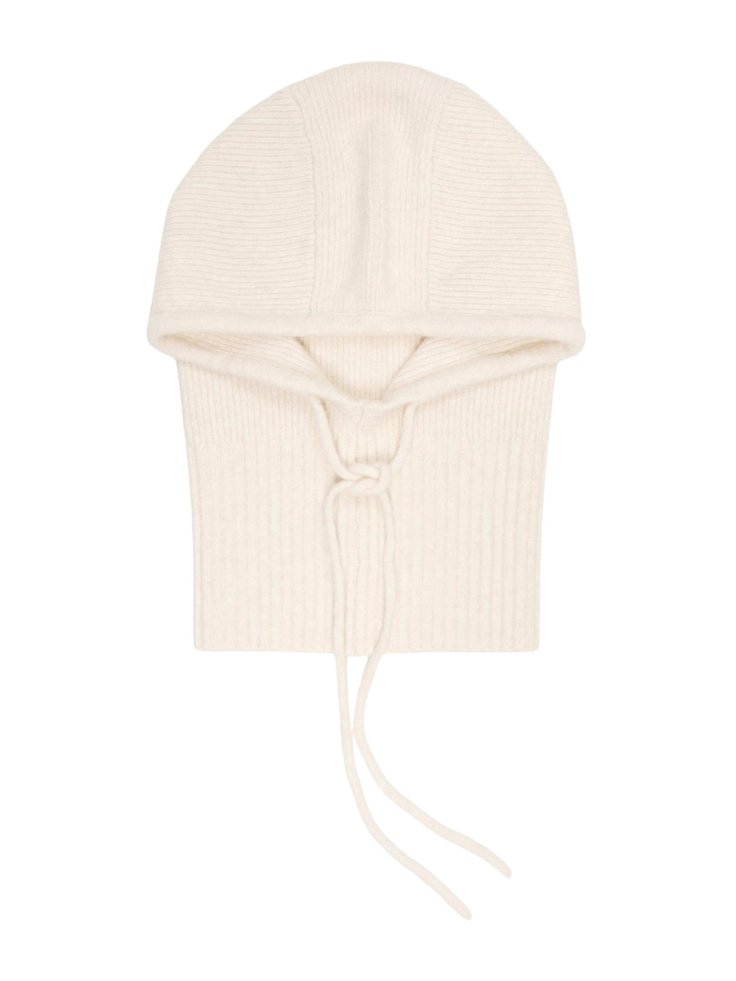 Bonnet Bershka en blanc : devant