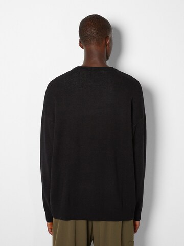 Pull-over Bershka en noir