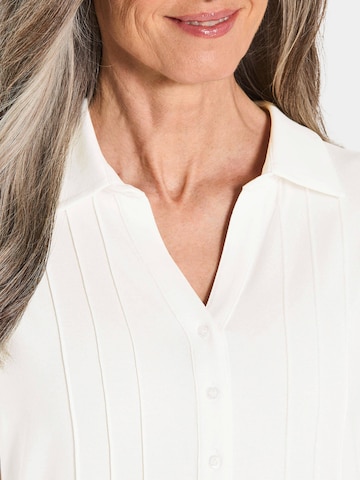 Goldner Shirt in Wit