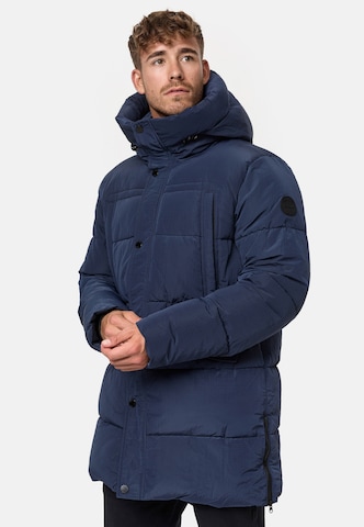 INDICODE JEANS Winterparka 'Kasper' in Blauw