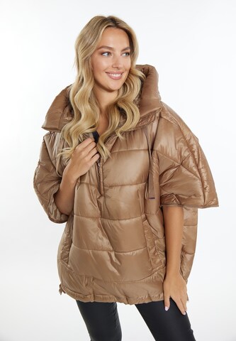 Veste mi-saison 'Quilted' faina en or : devant