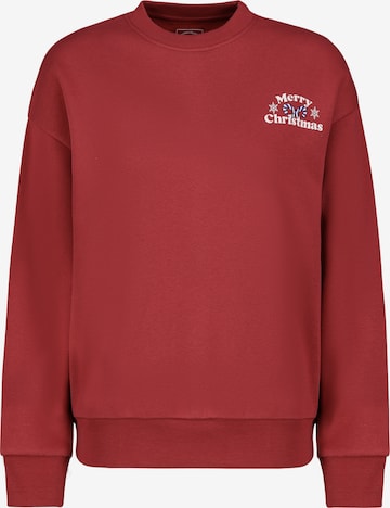 Sublevel Sweatshirt in Rot: Vorderseite