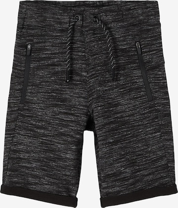 Pantalon 'Scott' NAME IT en noir : devant