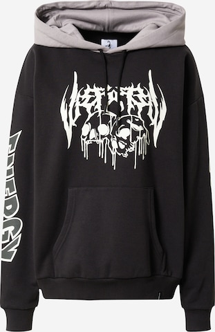VIERVIER Sweatshirt 'Havin' in Black: front
