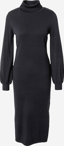 ESPRIT Úpletové šaty – černá: přední strana
