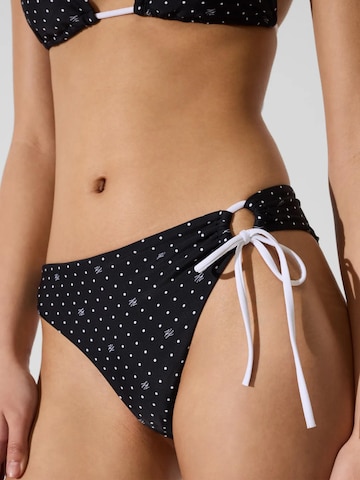 Karl Lagerfeld Bikinibroek in Zwart: voorkant