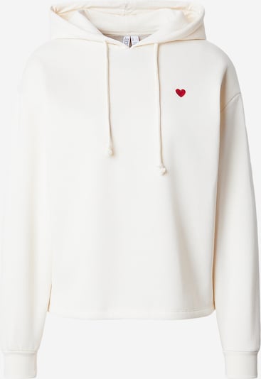 Megztinis be užsegimo 'PCCHILLI' iš PIECES, spalva – karmino raudona / natūrali balta, Prekių apžvalga