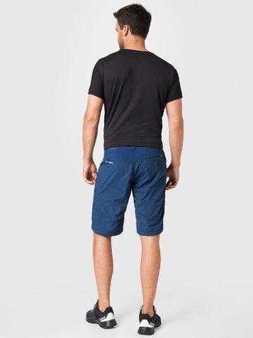 VAUDE Regular Workout Pants 'Tamaro' in Blue