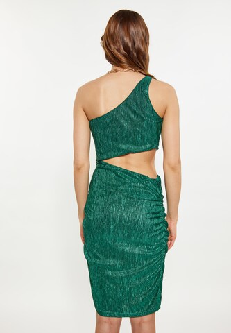 Robe de cocktail faina en vert