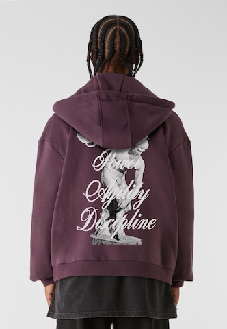 Veste de survêtement 'Discipline Dynasty' MJ Gonzales en violet : devant