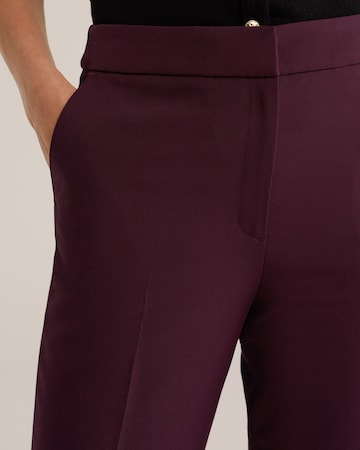 WE Fashion Flared Hose in Lila