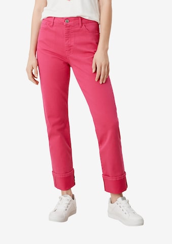 s.Oliver BLACK LABEL Regular Jeans in Rood: voorkant