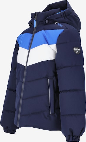 ZigZag Winter Jacket 'Bento' in Blue