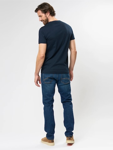 MCS Regular Fit Bluser & t-shirts 'Texas' i blå