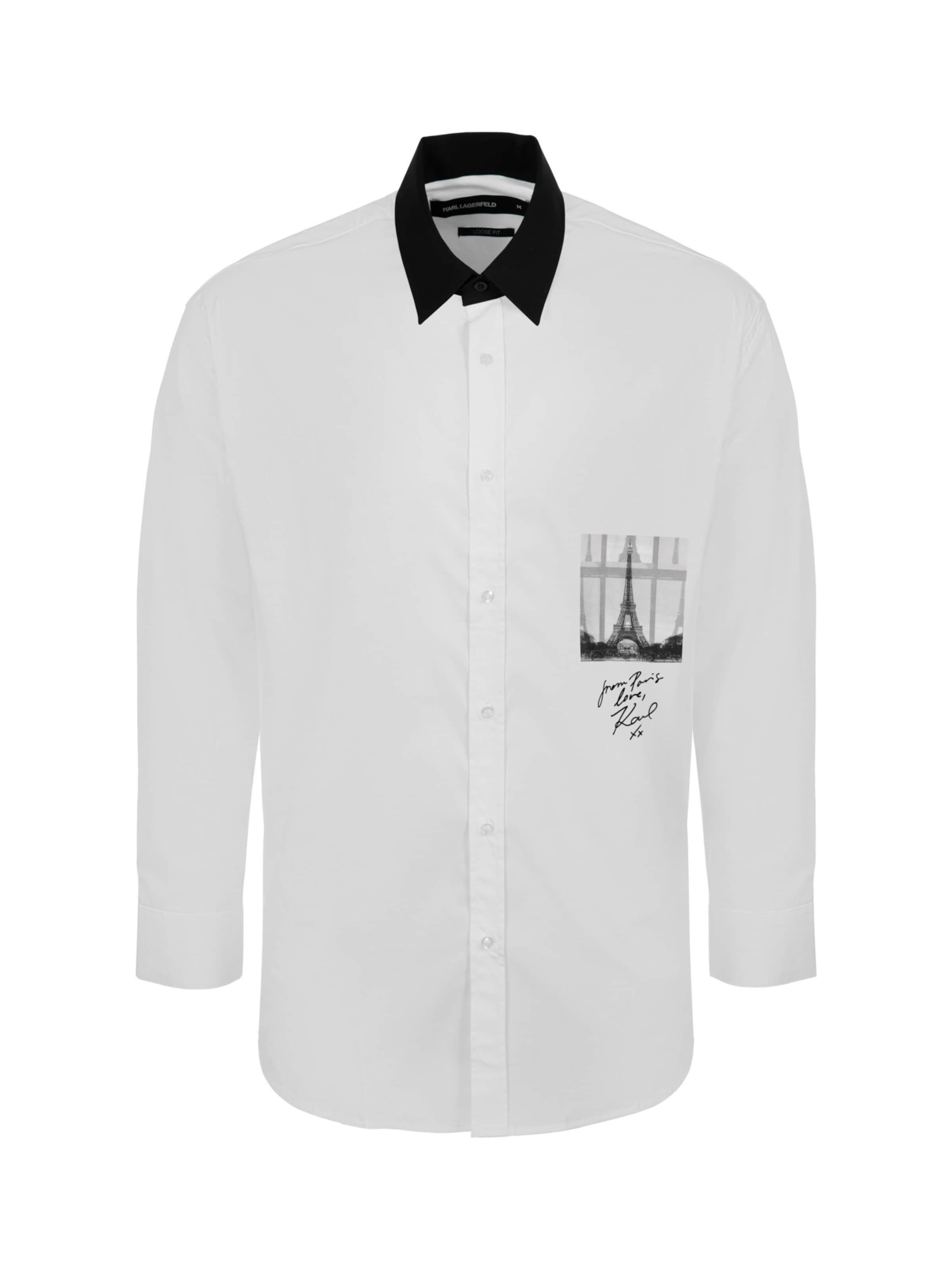 Regular fit Camicia di Karl Lagerfeld in bianco: frontale