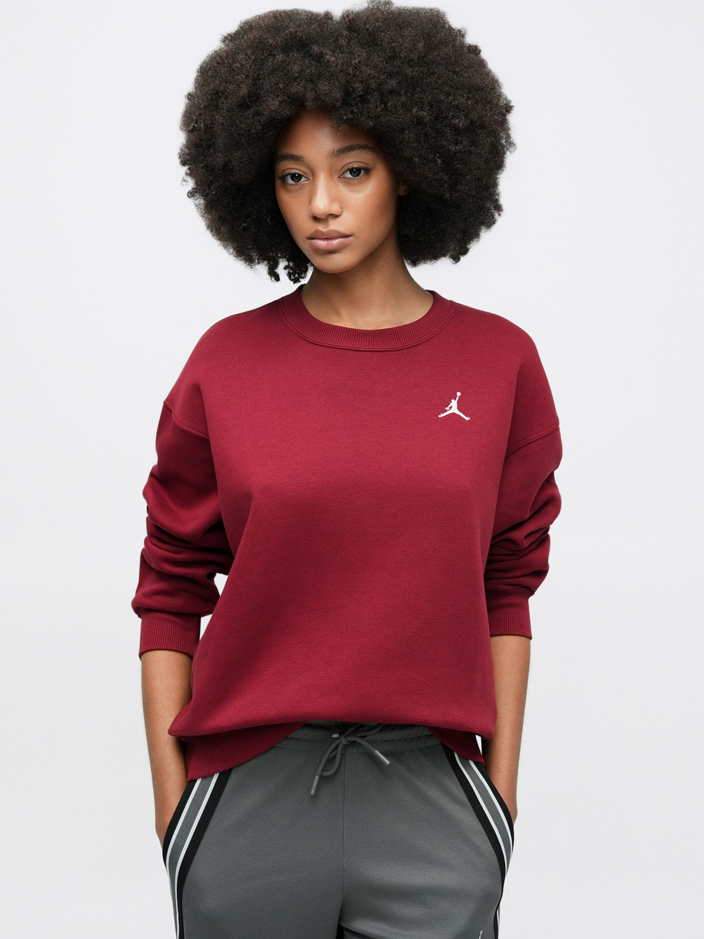red jordan pullover