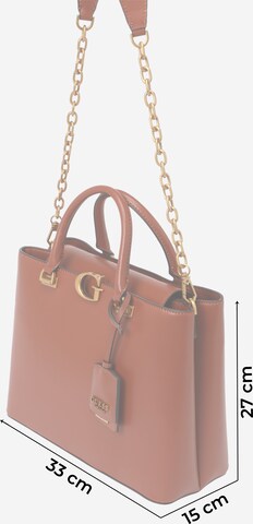 GUESS Tasche 'VIBE' in Braun