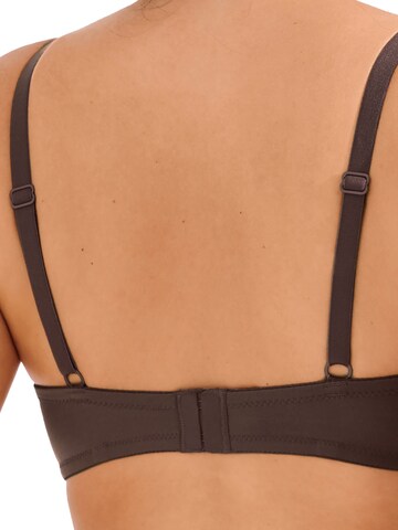 Lisca T-shirt Bra 'Maya' in Brown