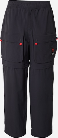 ADIDAS ORIGINALSLoosefit Hlače '100T' - crna boja: prednji dio