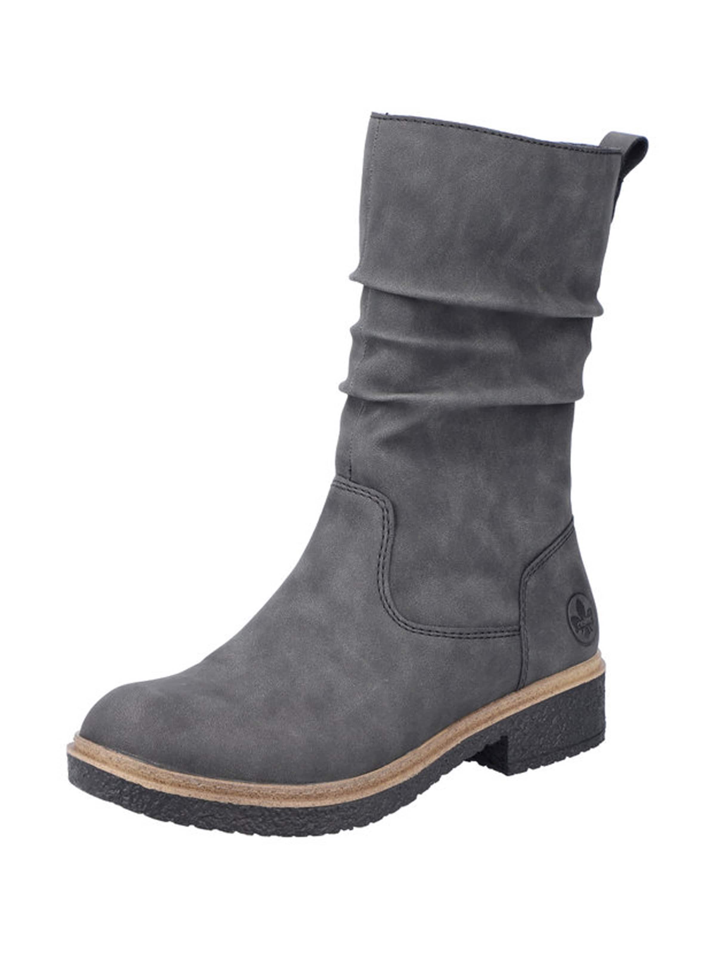 Bottes Rieker en gris : devant