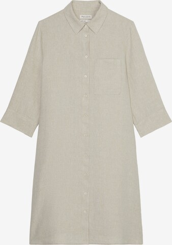 Marc O'Polo Shirt Dress in Beige: front