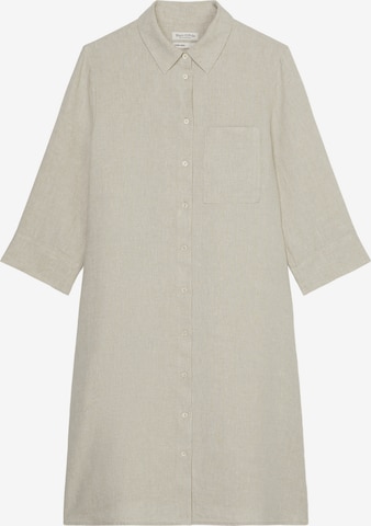 Marc O'Polo Shirt Dress in Beige: front