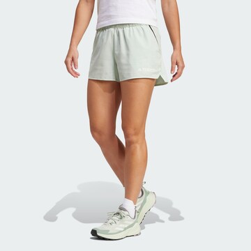 Regular Pantalon de sport ADIDAS TERREX en vert : devant