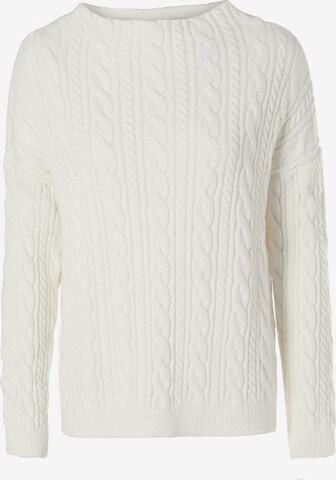 TATUUM Sweater in White: front