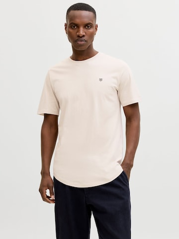 T-Shirt Jack & Jones Premium en beige : devant