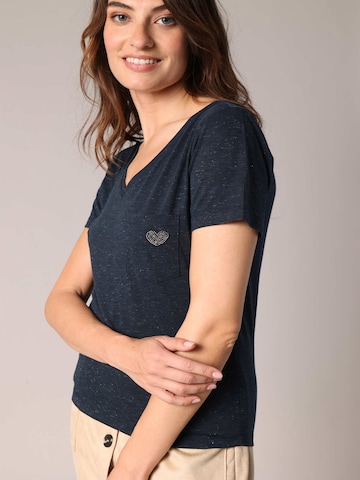 T-shirt 'Kellie' Deeluxe en bleu