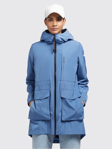 Manteau mi-saison 'Ging' khujo en bleu : devant